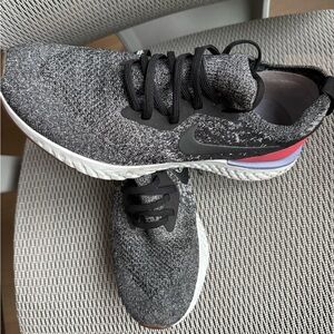 Nike Black and Gray Athletic Sneakers